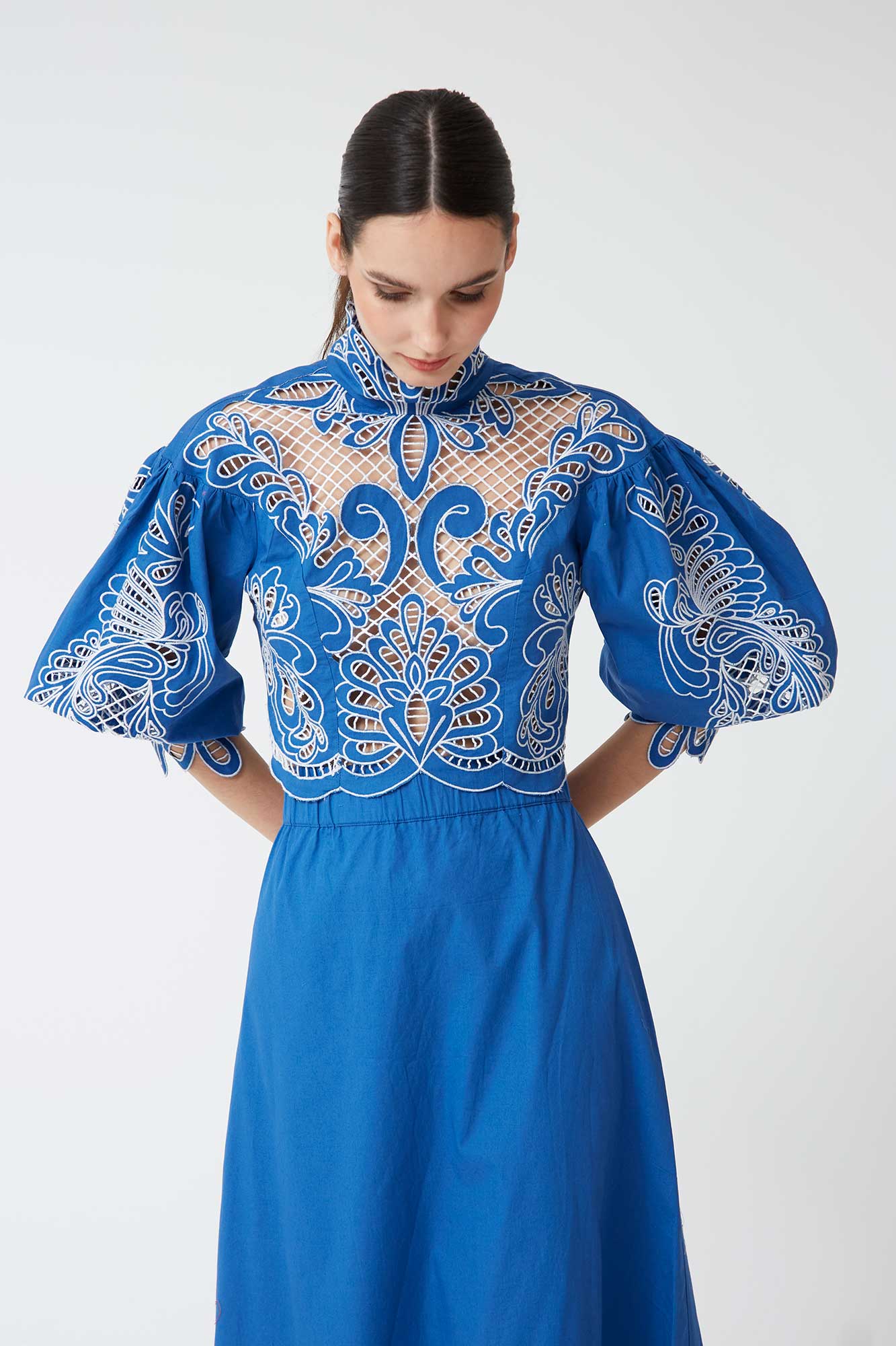 HAUT BLEU FABRIZIA