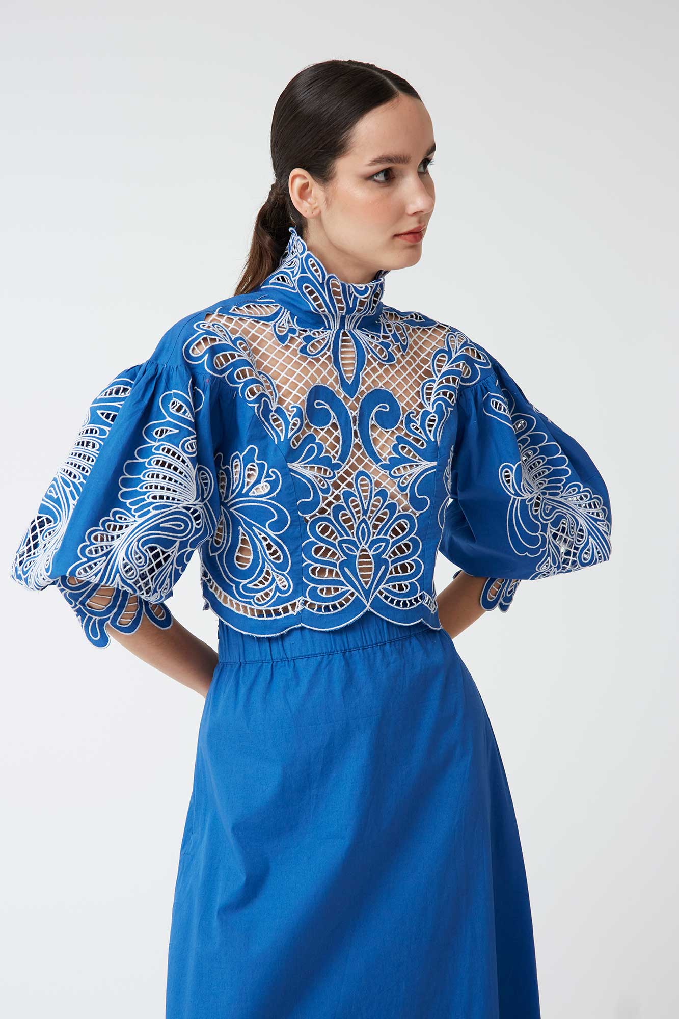 HAUT BLEU FABRIZIA