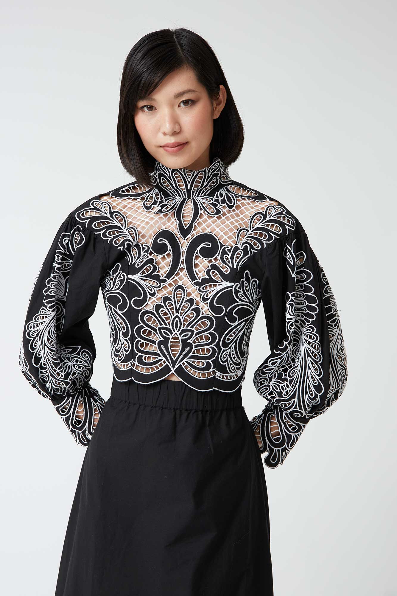 Haut noir Fabrizia