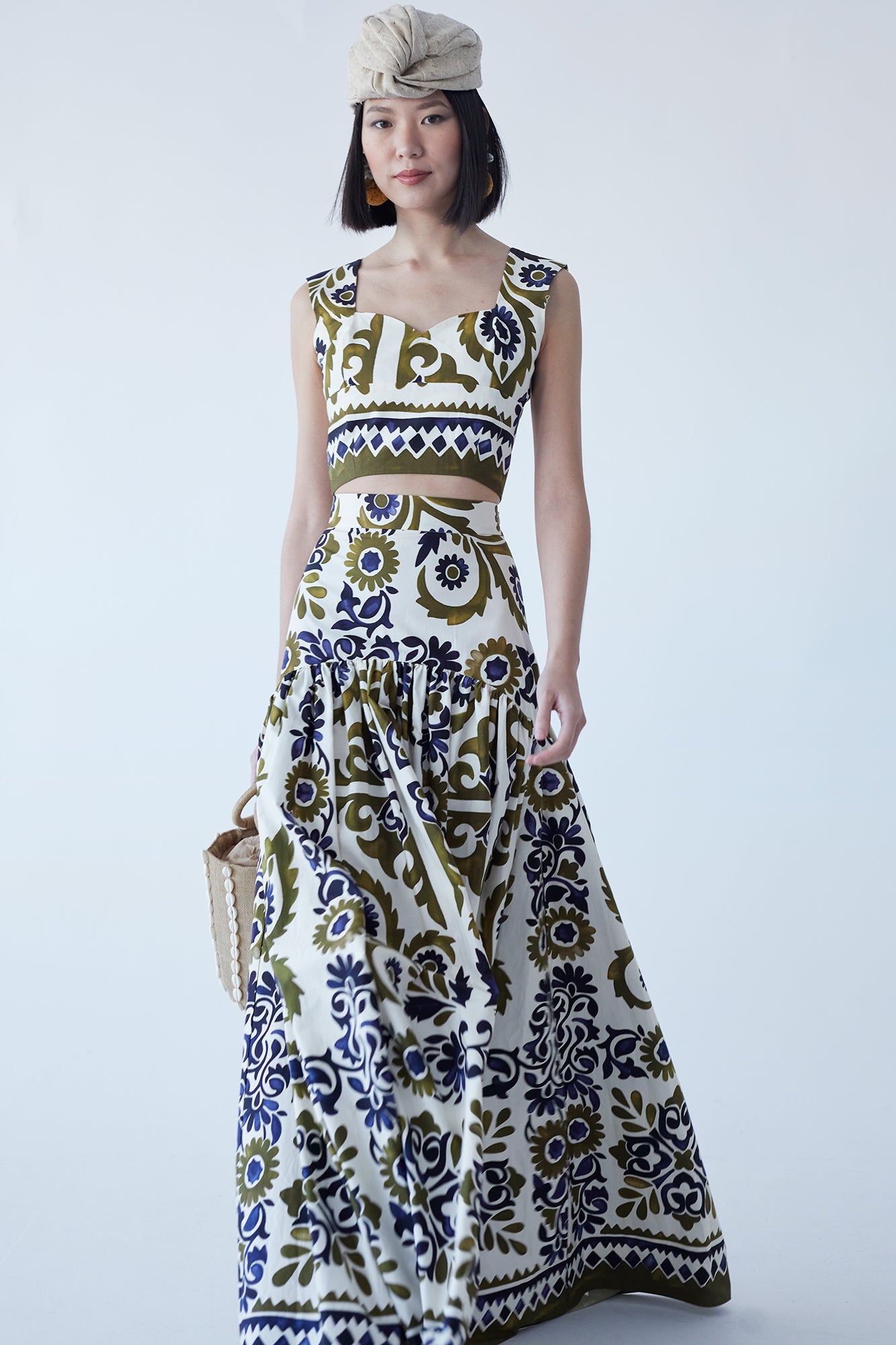 KHAKI AZURRA SKIRT