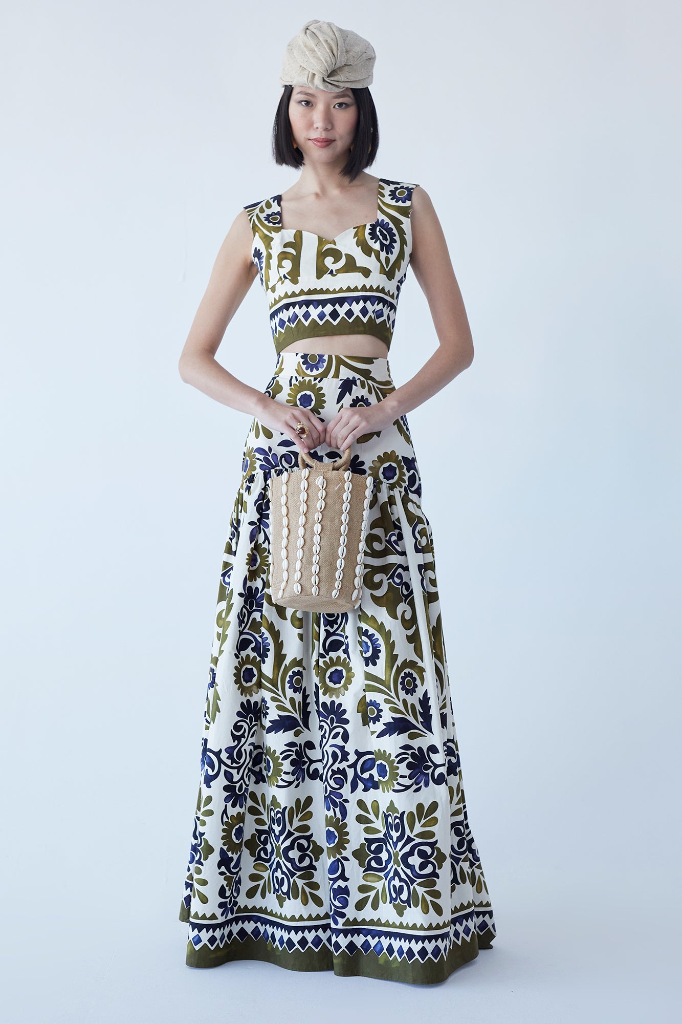 KHAKI AZURRA SKIRT