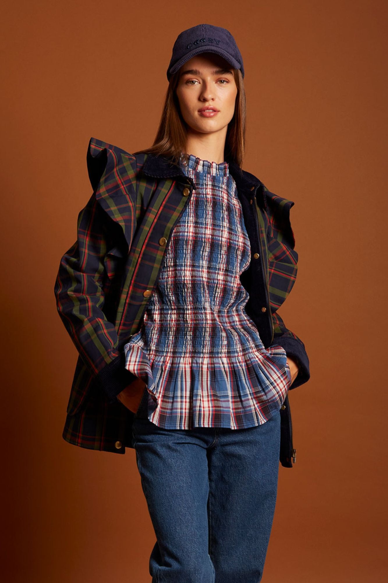 CHAQUETA AUSTEN MARINO