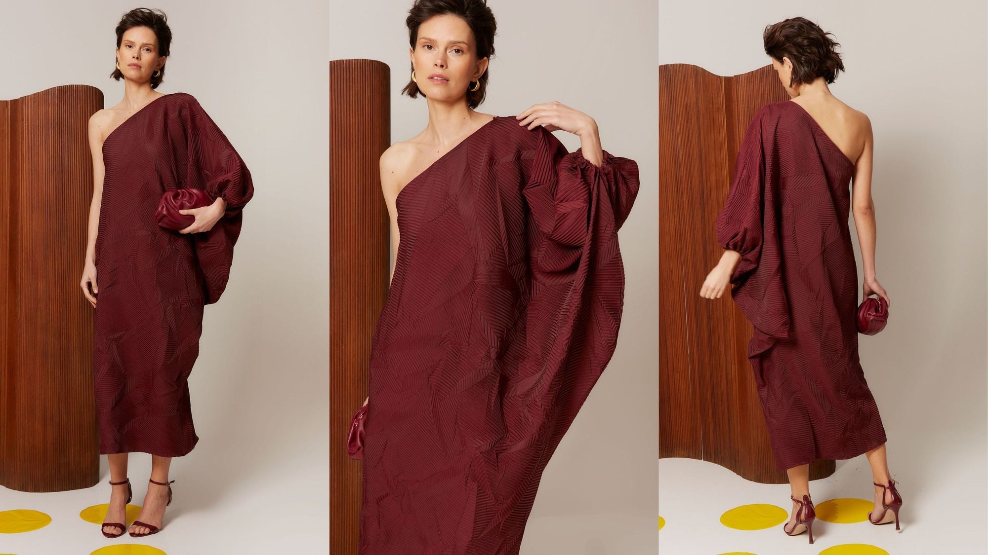 Coosy se posiciona entre las tendencias de vestidos asimétricos del verano