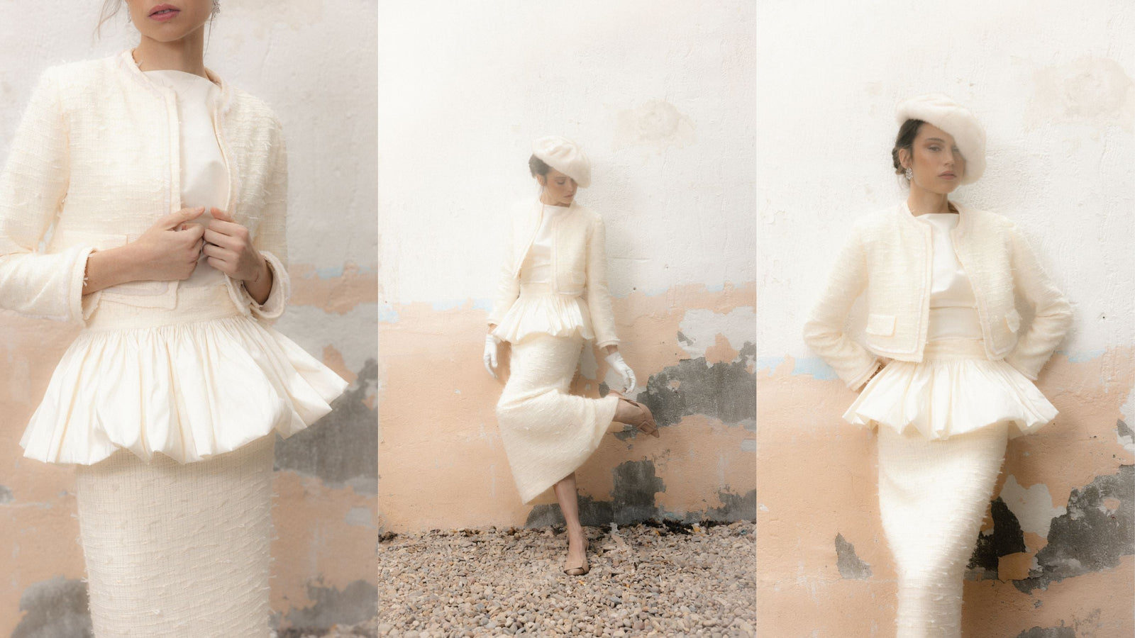 Trajes de chaqueta blancos para mujer: la alternativa perfecta al vestido en una boda civil