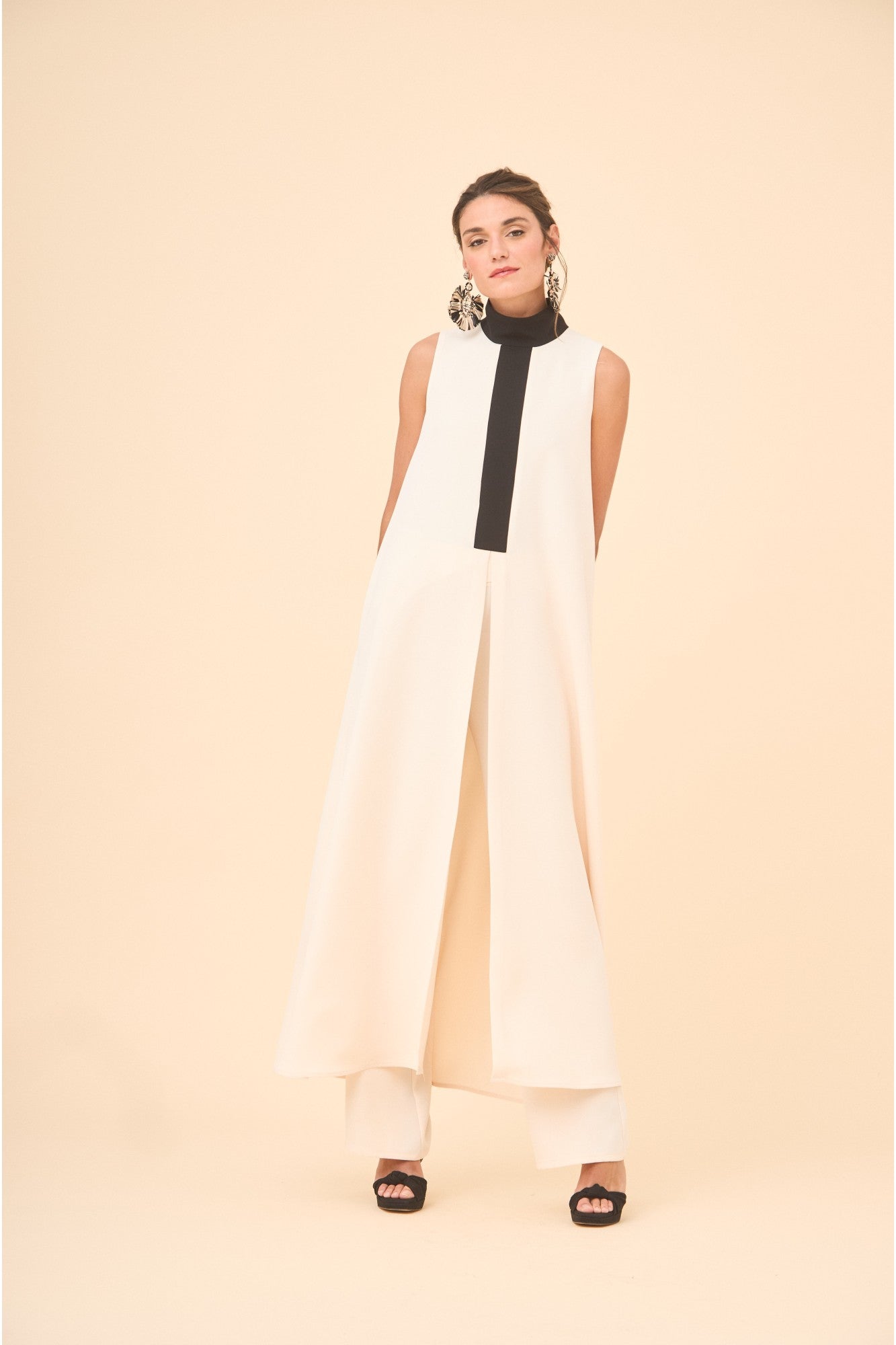 PANTALON FERNANDO CRUDO/NEGRO