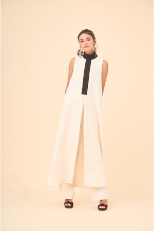 PANTALON FERNANDO CRUDO/NEGRO