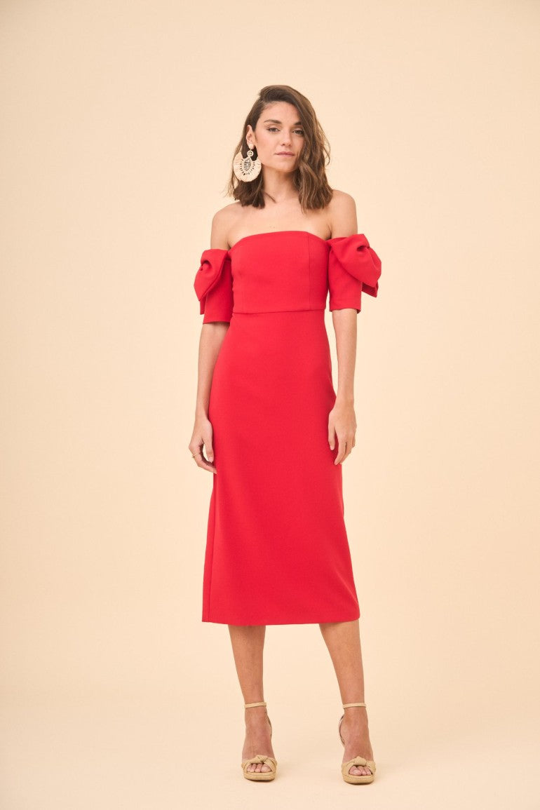 VESTIDO ADIRANE ROJO