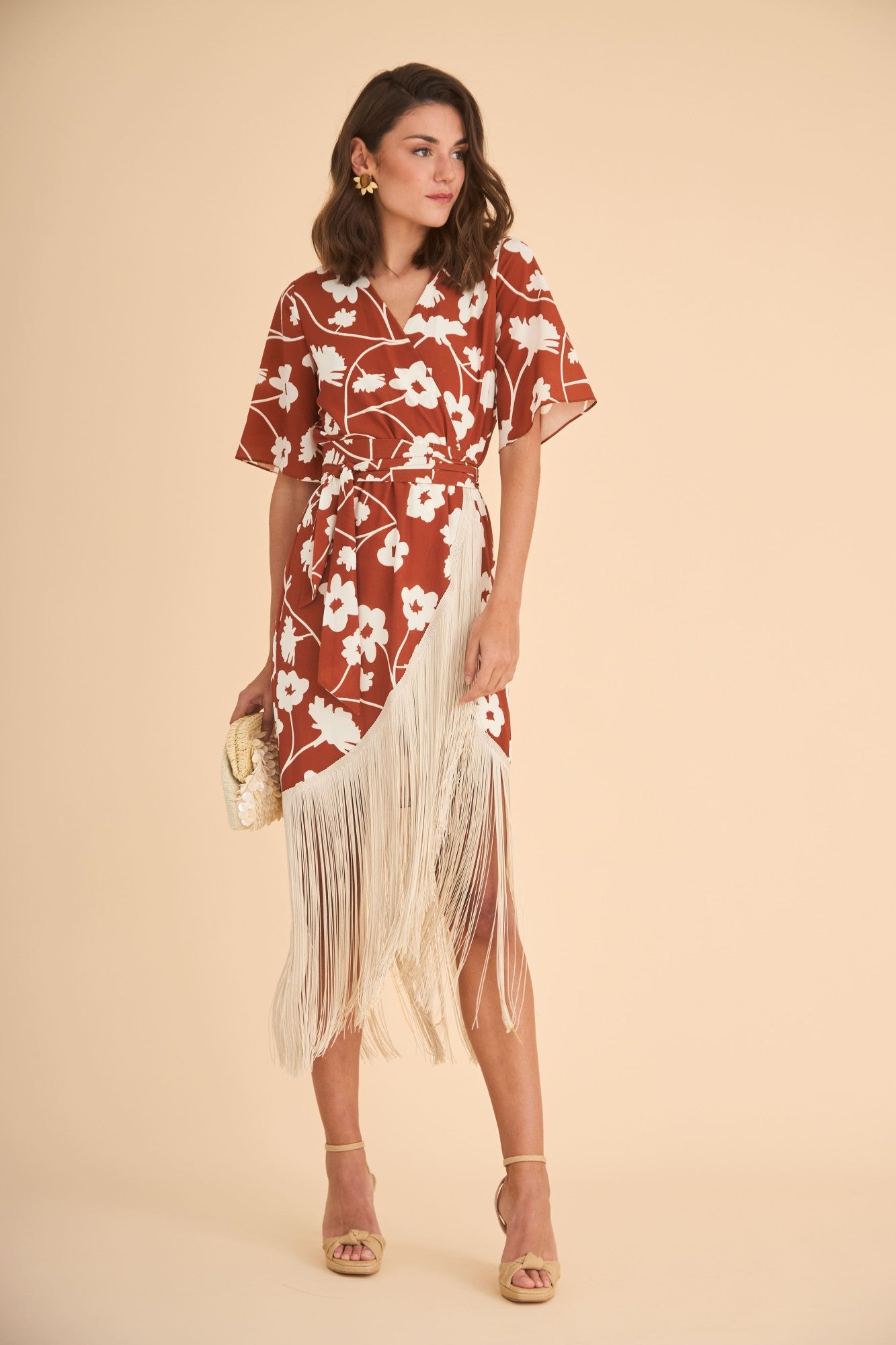 VESTIDO TILDA EST. MARRON