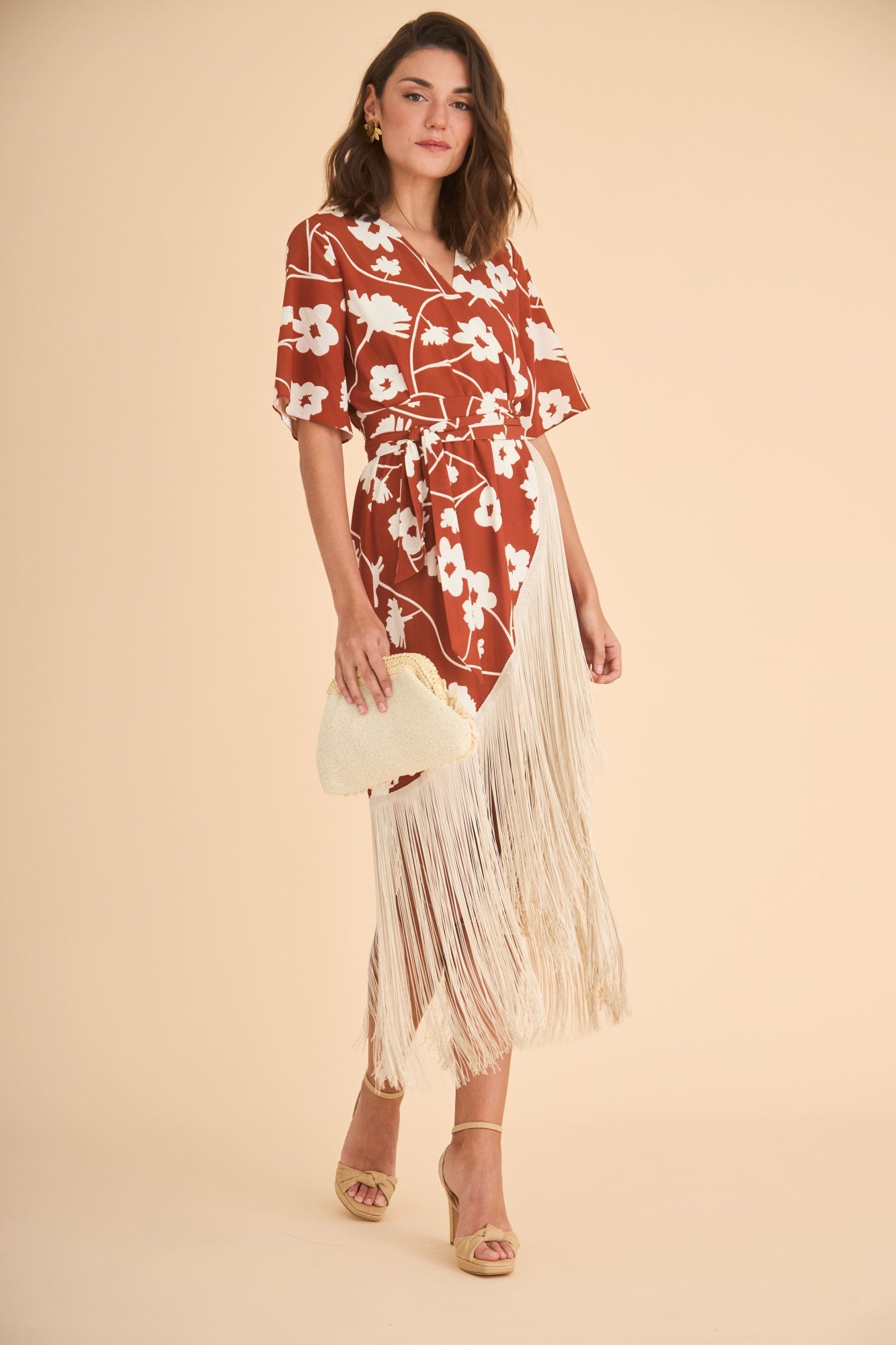 VESTIDO TILDA EST. MARRON