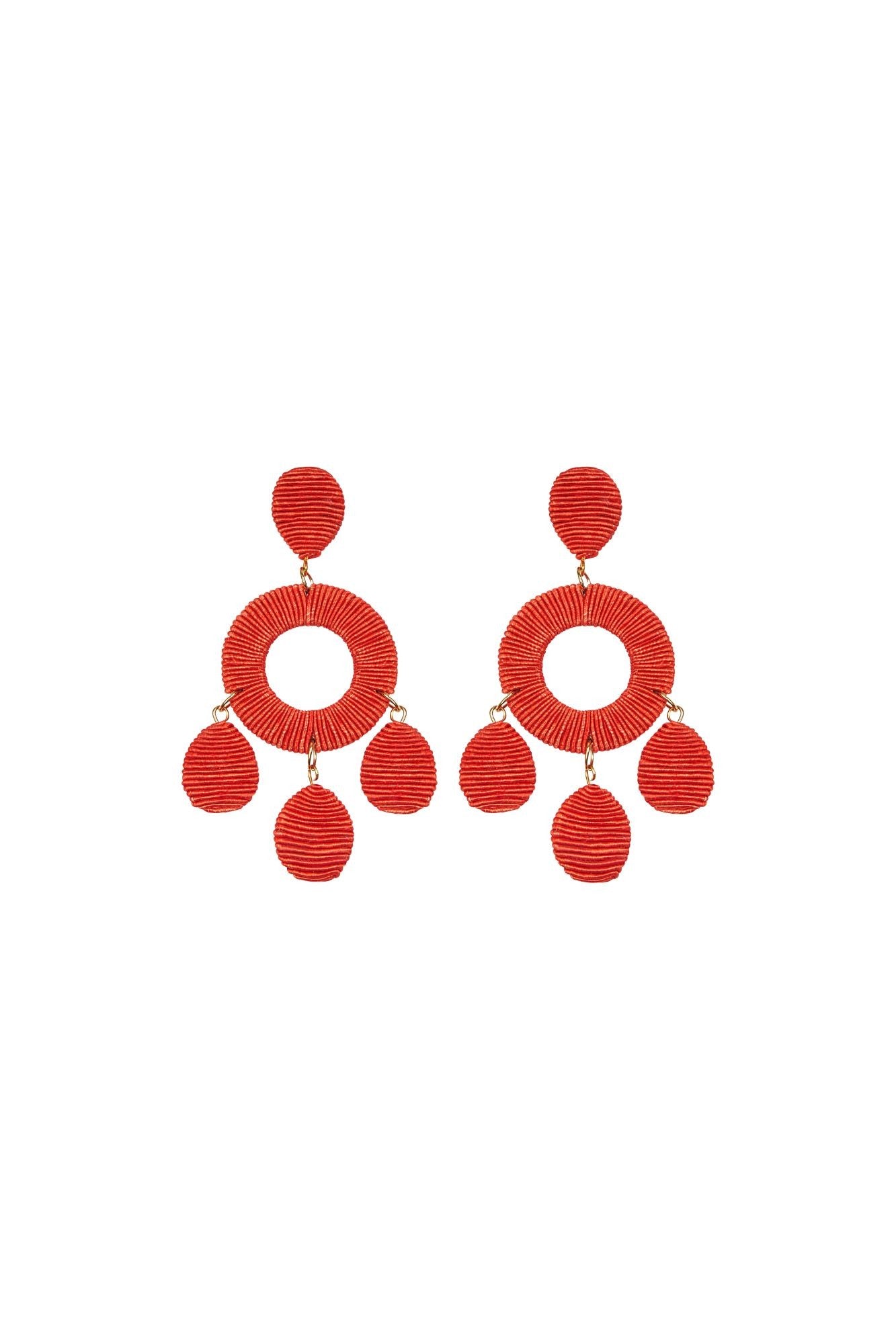 SIMIONA RED EARRINGS