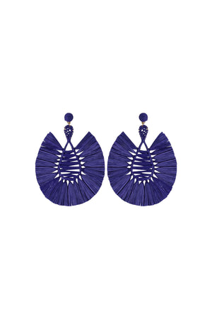 BOUCLES D'OREILLES TIRSA BLEUES