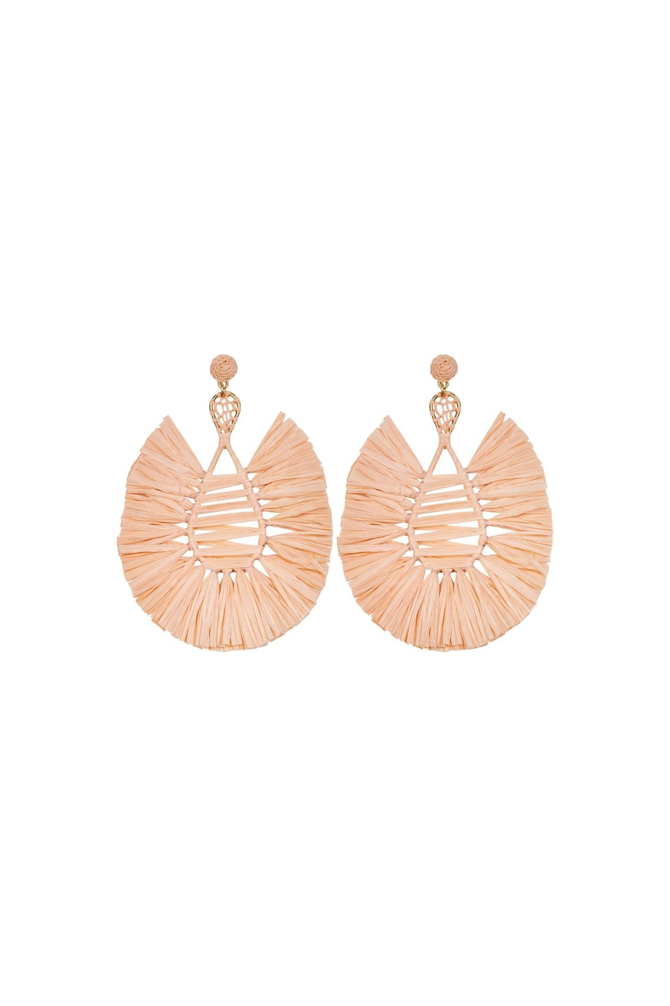 BOUCLES D'OREILLES TIRSA ROSE CLAIR