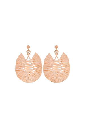 BOUCLES D'OREILLES TIRSA ROSE CLAIR