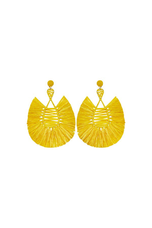 BOUCLES D'OREILLES TIRSA JAUNES