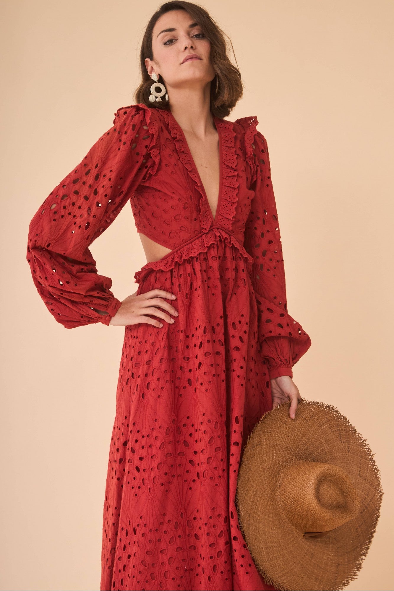 VESTIDO LUCILA ROJO