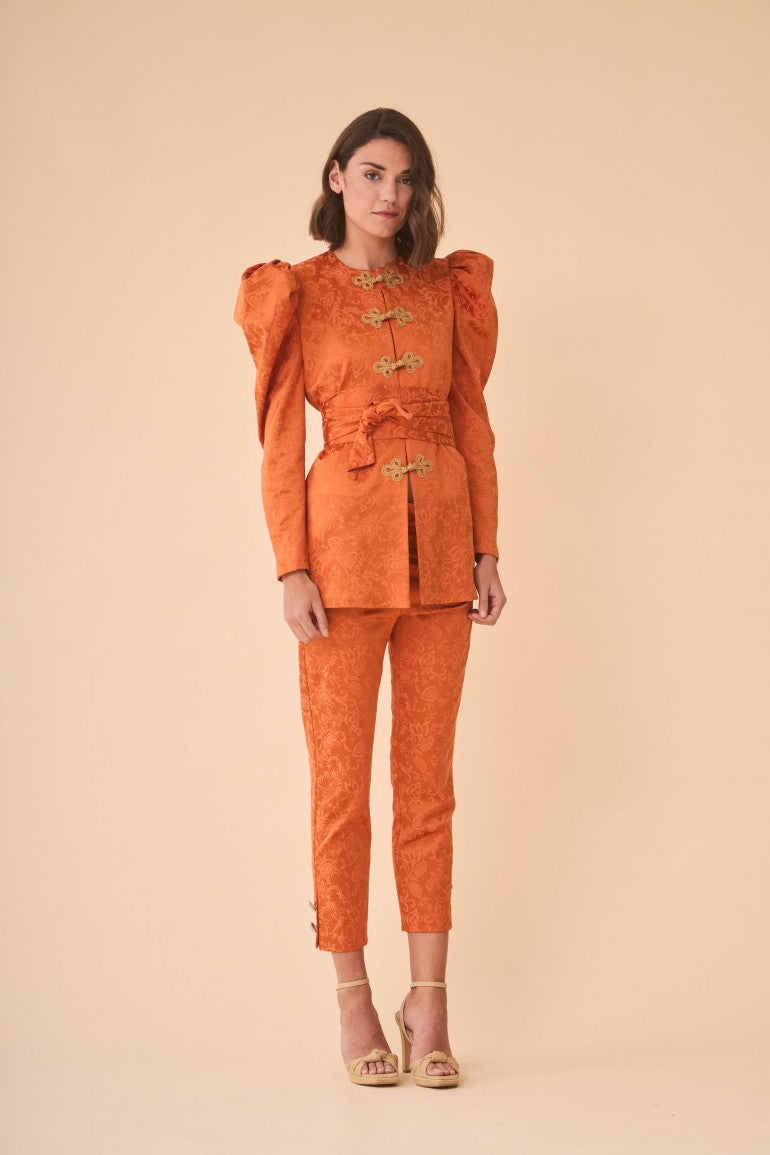PANTALON ALMENDRA TERRACOTA