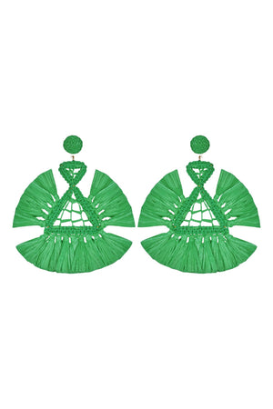 BOUCLES D'OREILLES BRUNIA GREEN