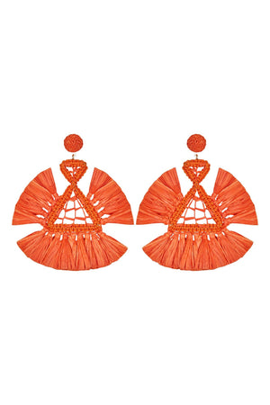 BOUCLES D'OREILLES BRUNIA ORANGE