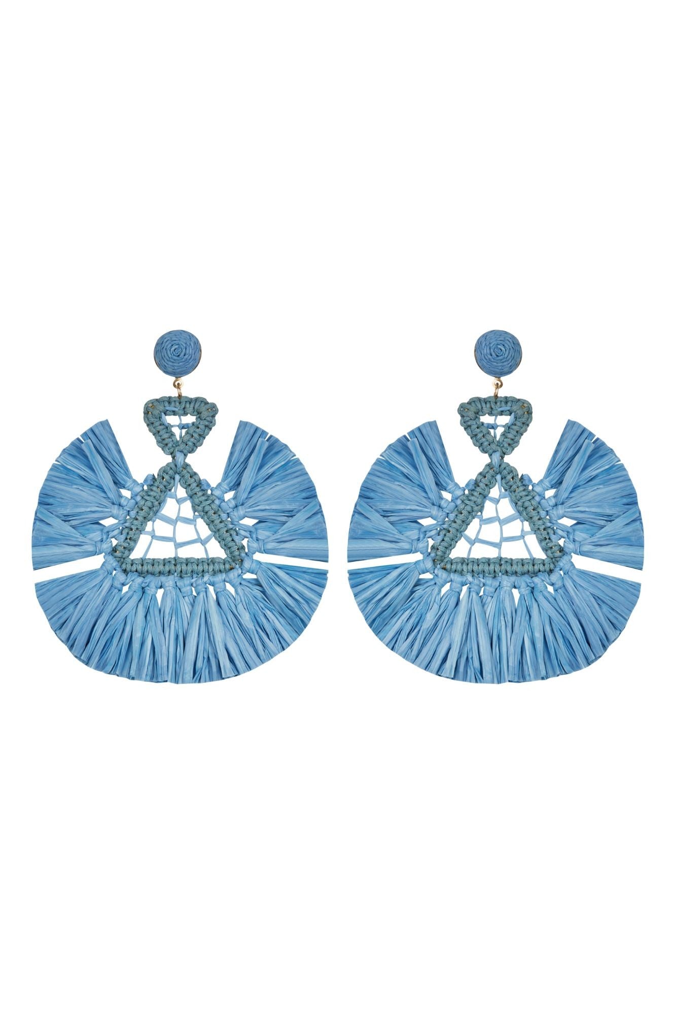 BOUCLES D'OREILLES BLEUES BRUNIA