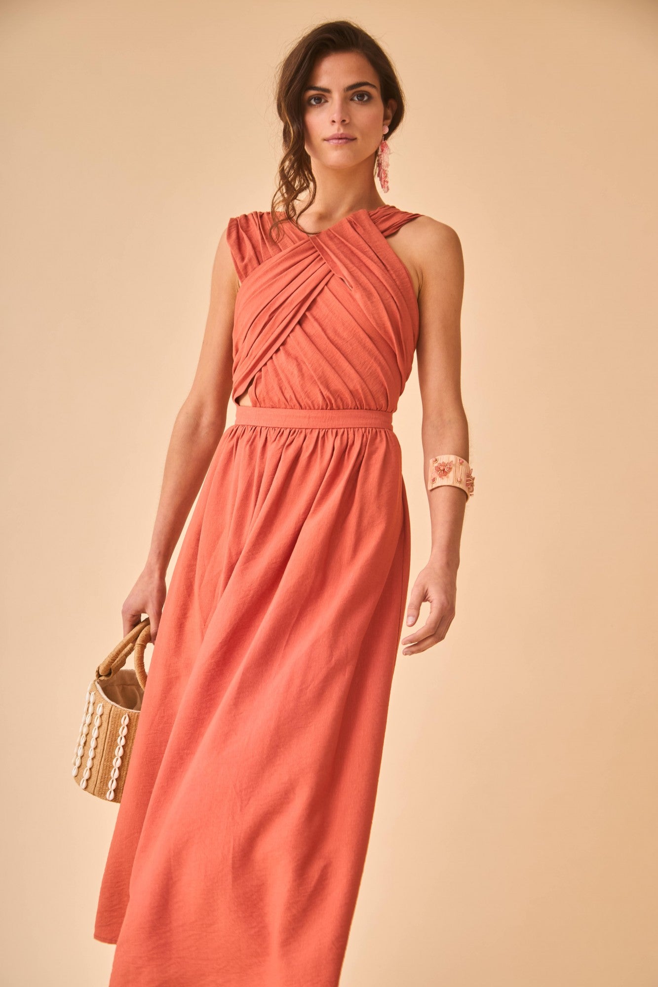 VESTIDO MANDELA TEJA