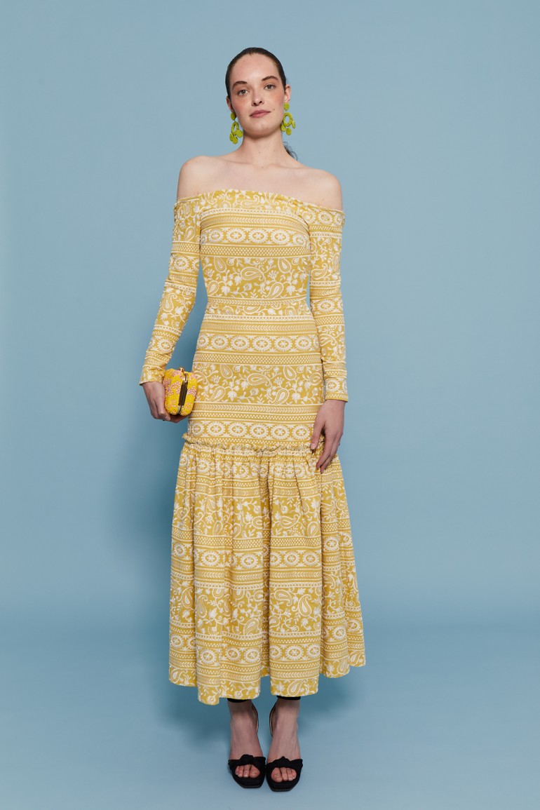 VESTIDO AFRICA AMARILLO