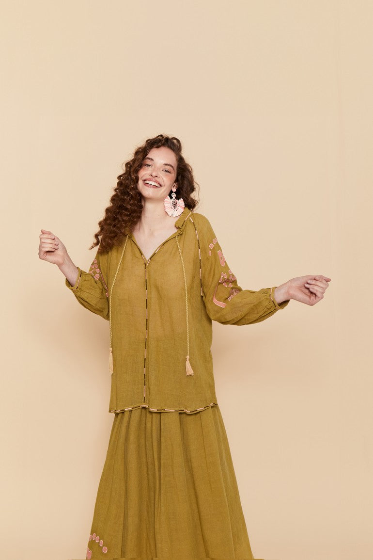 BLUSA CHAIN VERDE