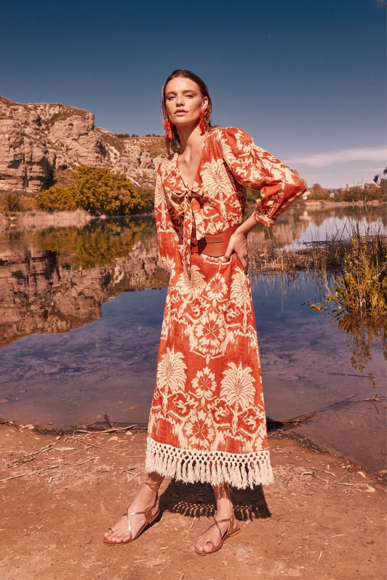 VESTIDO CASIANO TERRACOTA