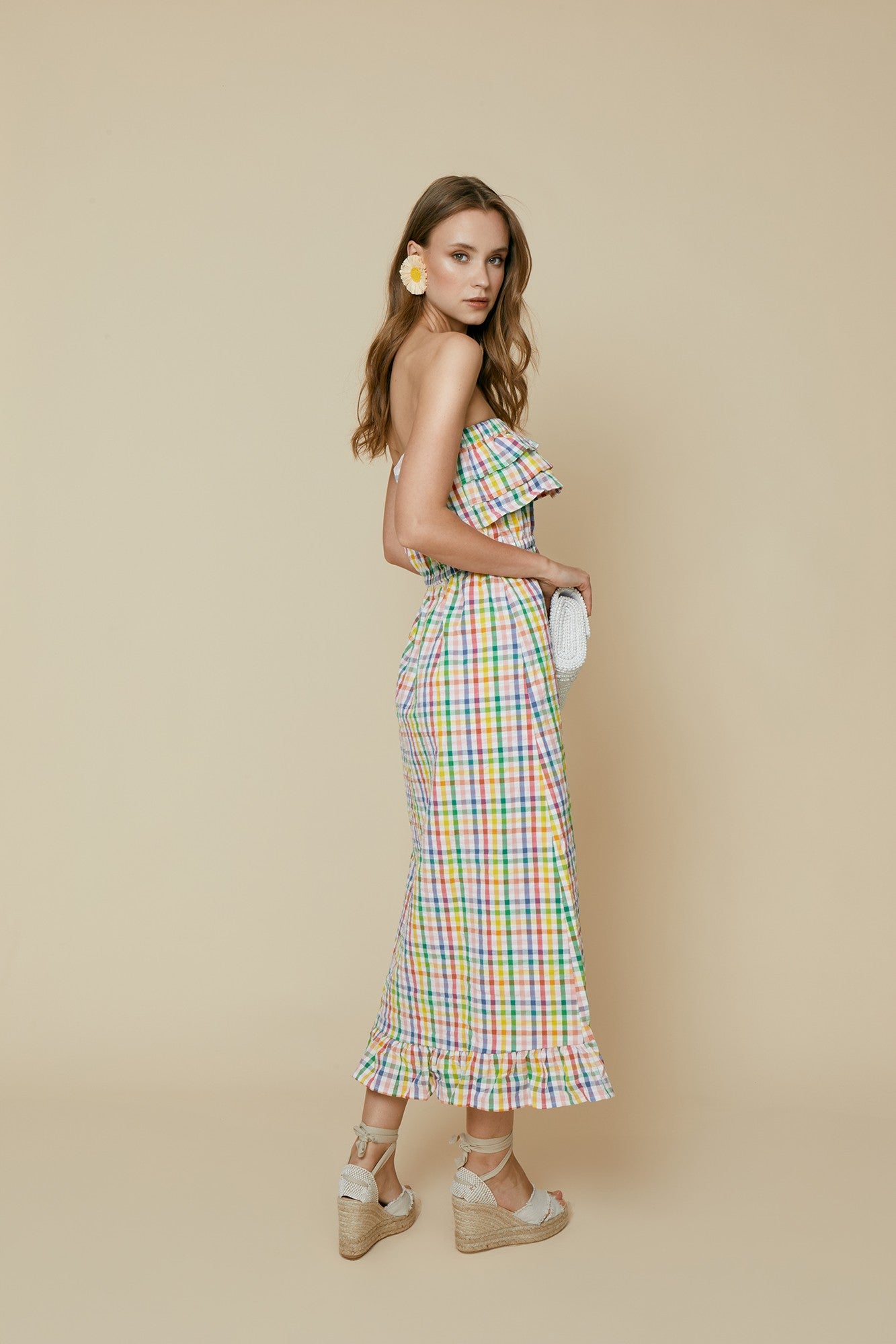 MULTICOLOR CHECK DRESS