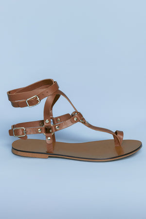 SANDALIAS VICENZA MARRON