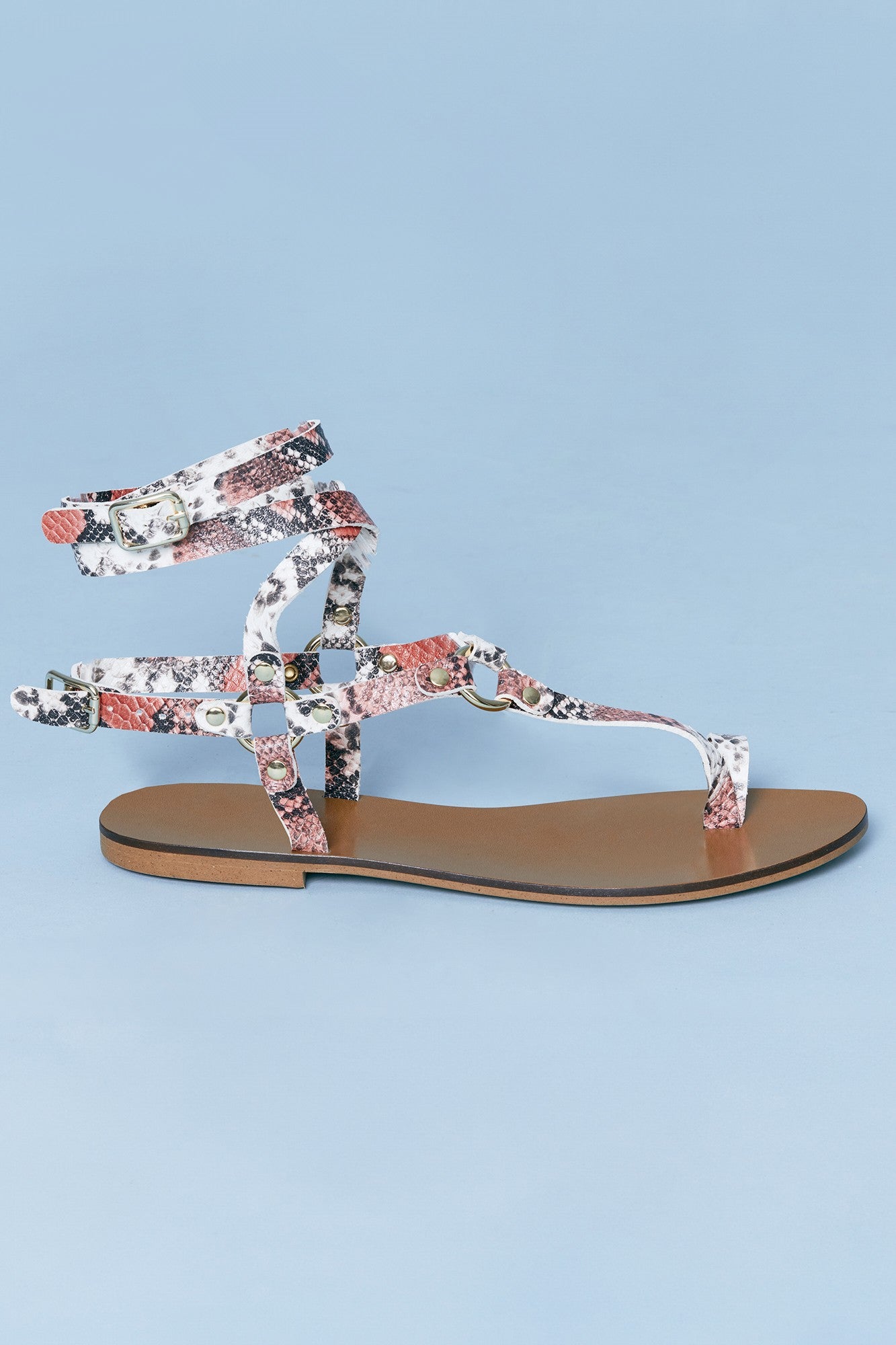 SANDALIAS VICENZA ROJO