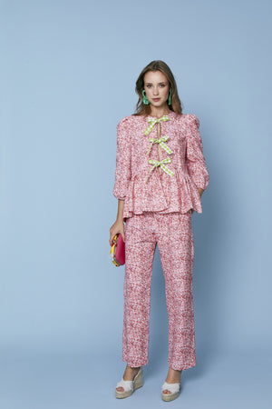 PINK CLOVER BLOUSE