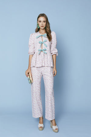PANTALON CLOVER FLORES MULTICOLOR