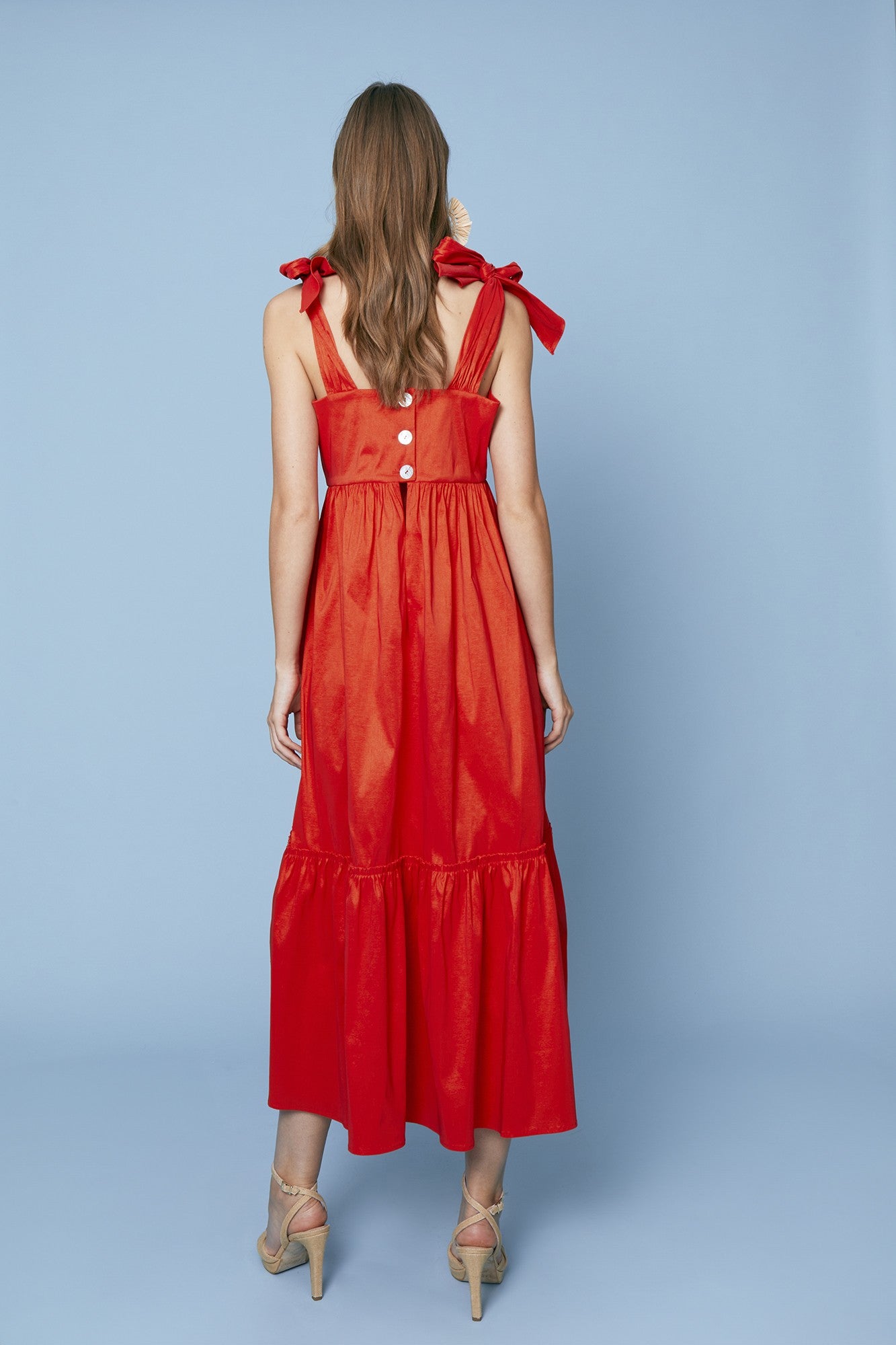 ORANGE CORIN DRESS