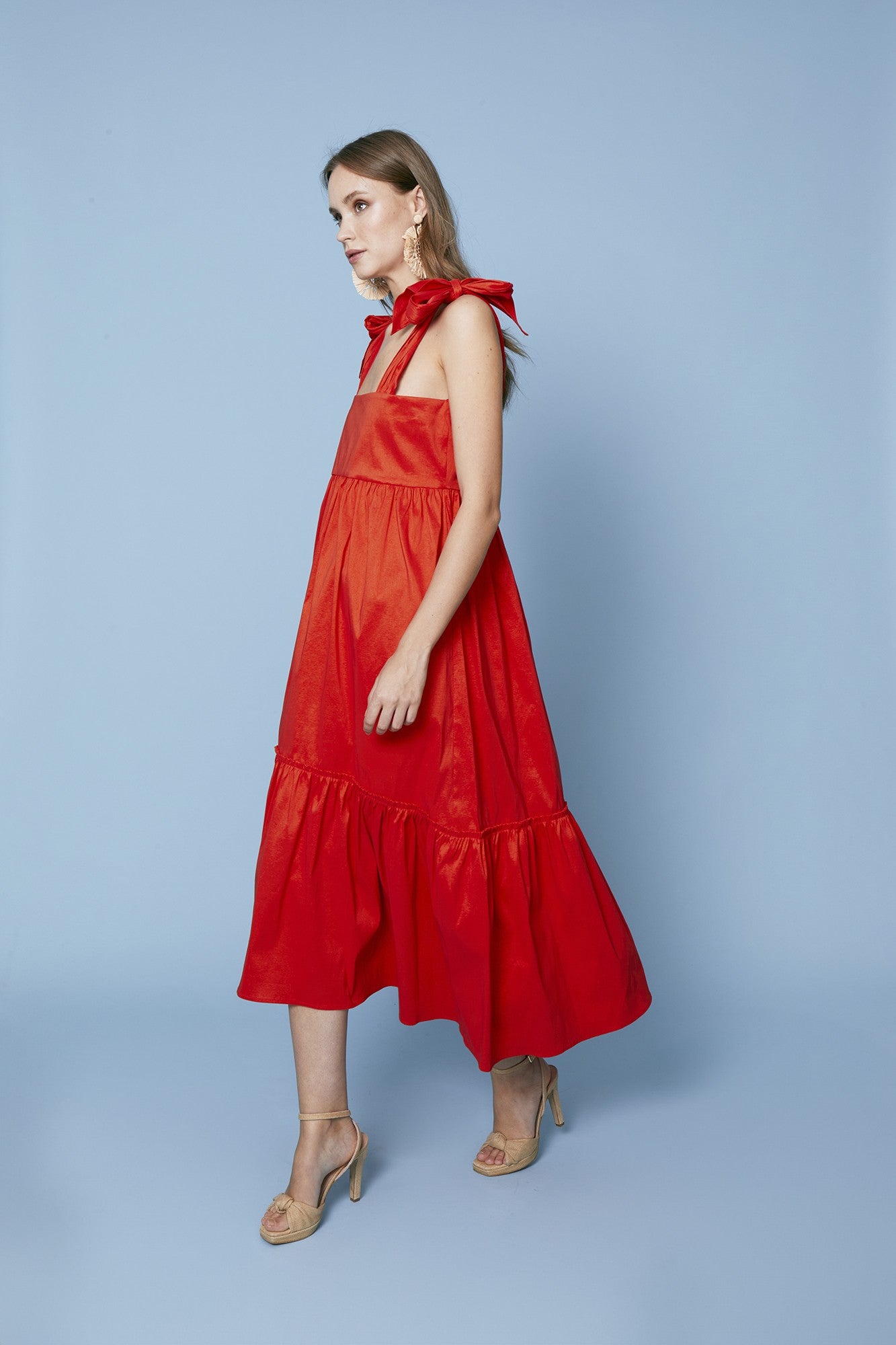 ORANGE CORIN DRESS
