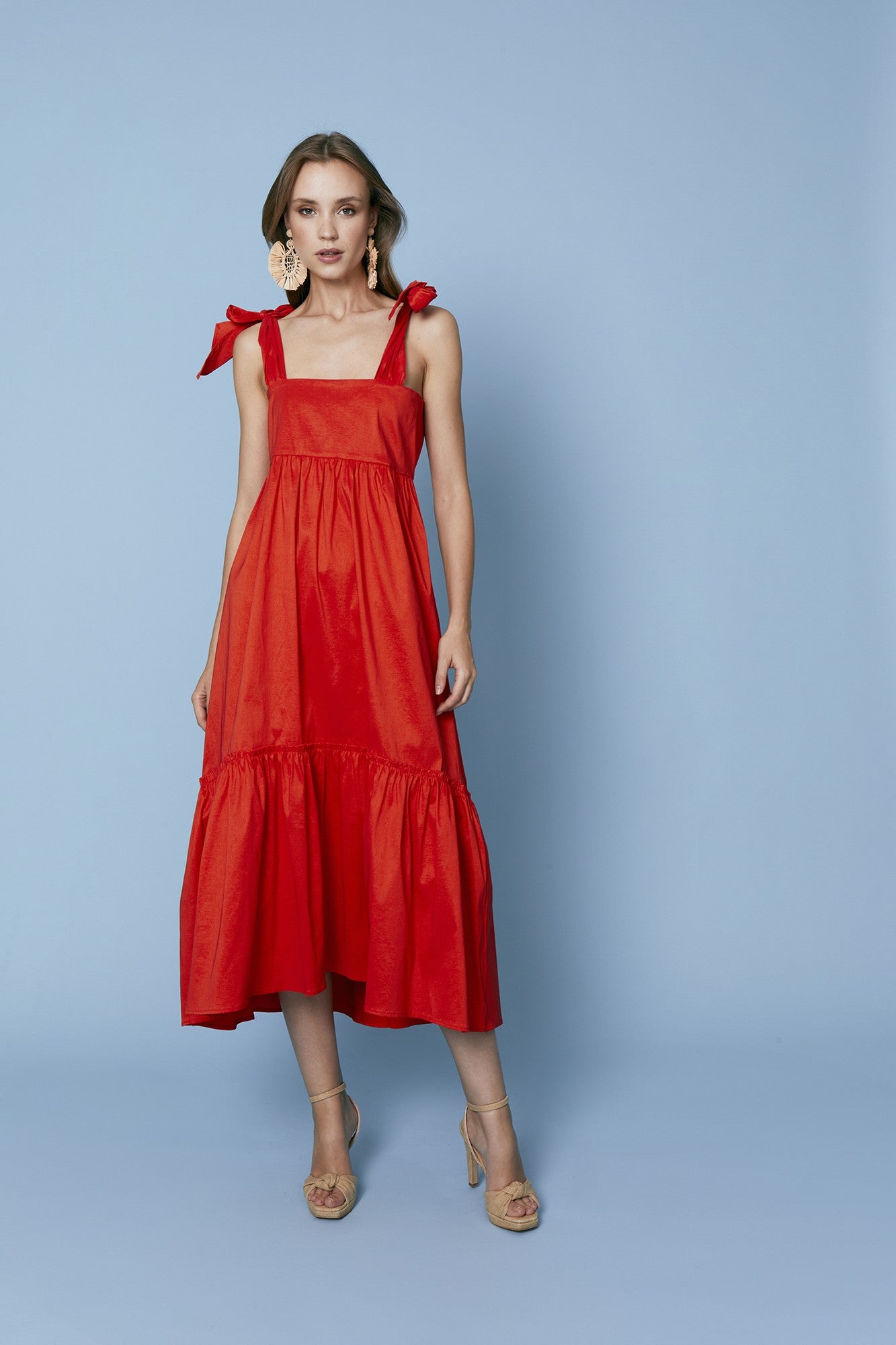 ORANGE CORIN DRESS