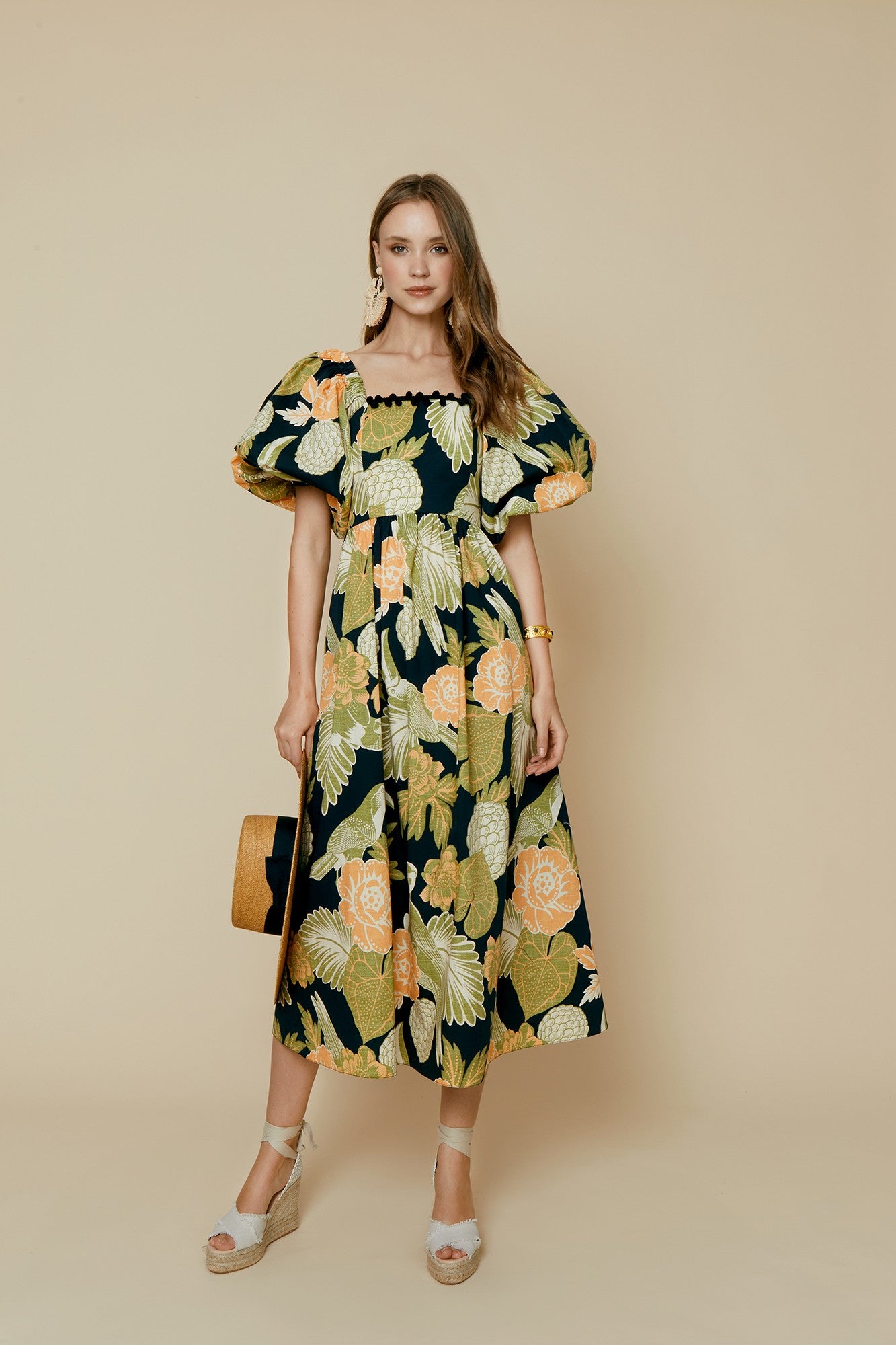 VESTIDO PANFIL EST. PAJAROS