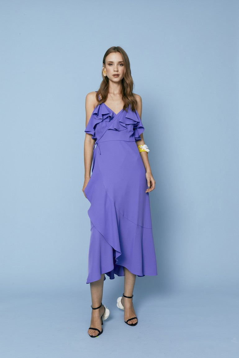 VESTIDO MUNDI MORADO