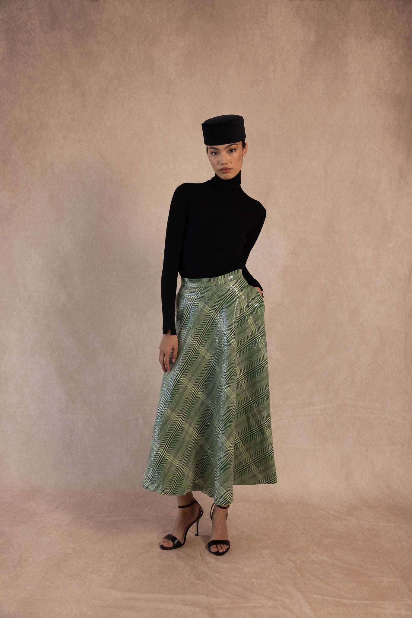 JUPE VERTE MISS ROSI