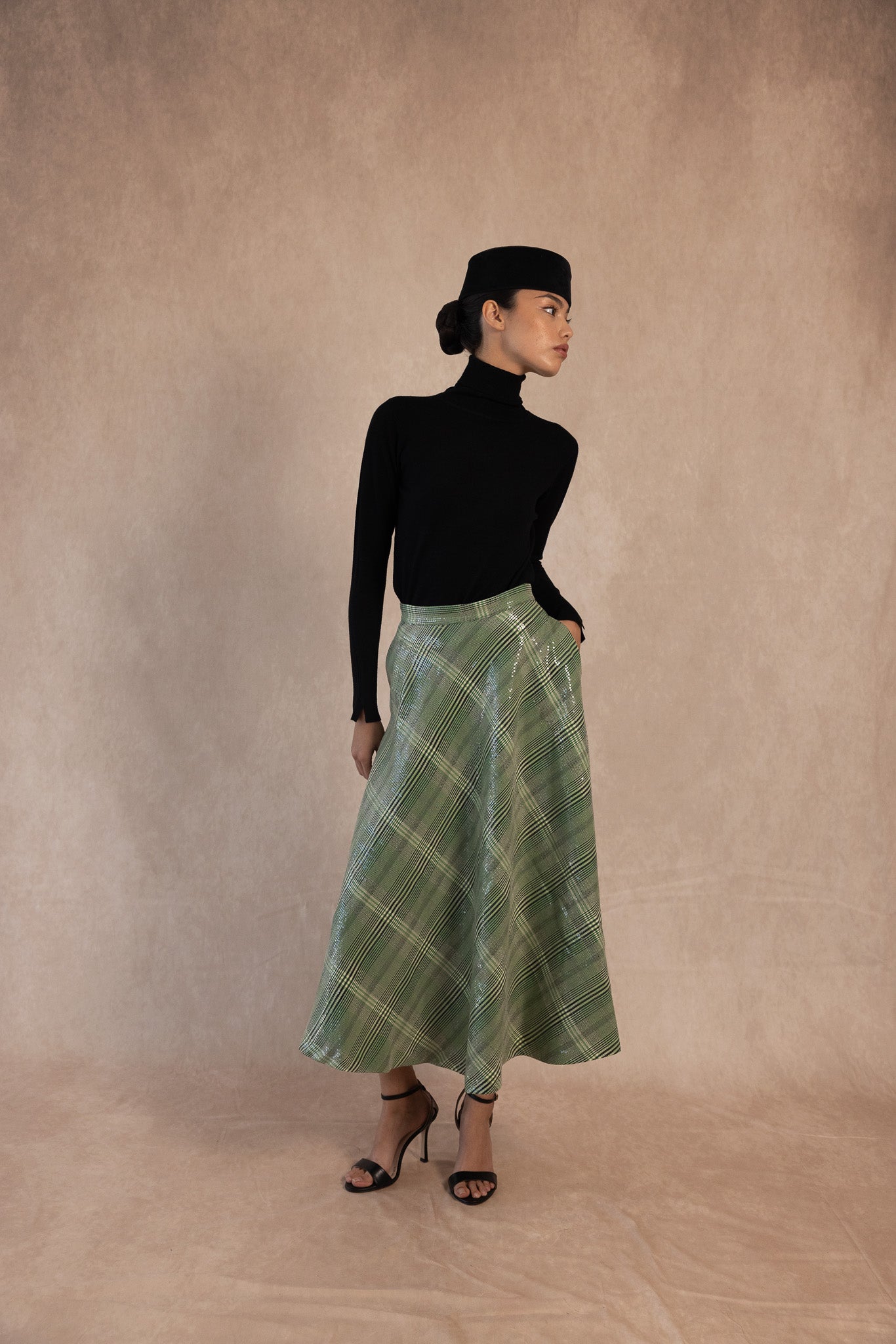 JUPE VERTE MISS ROSI