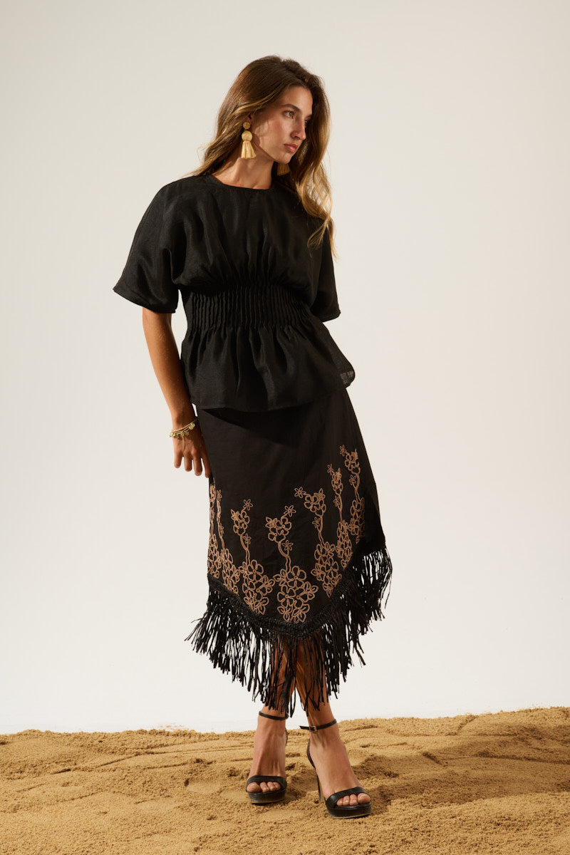 ZAHIRA BLACK SKIRT