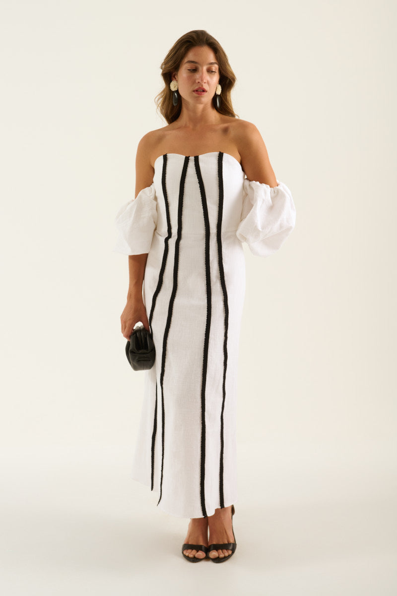 WHITE ANANI DRESS