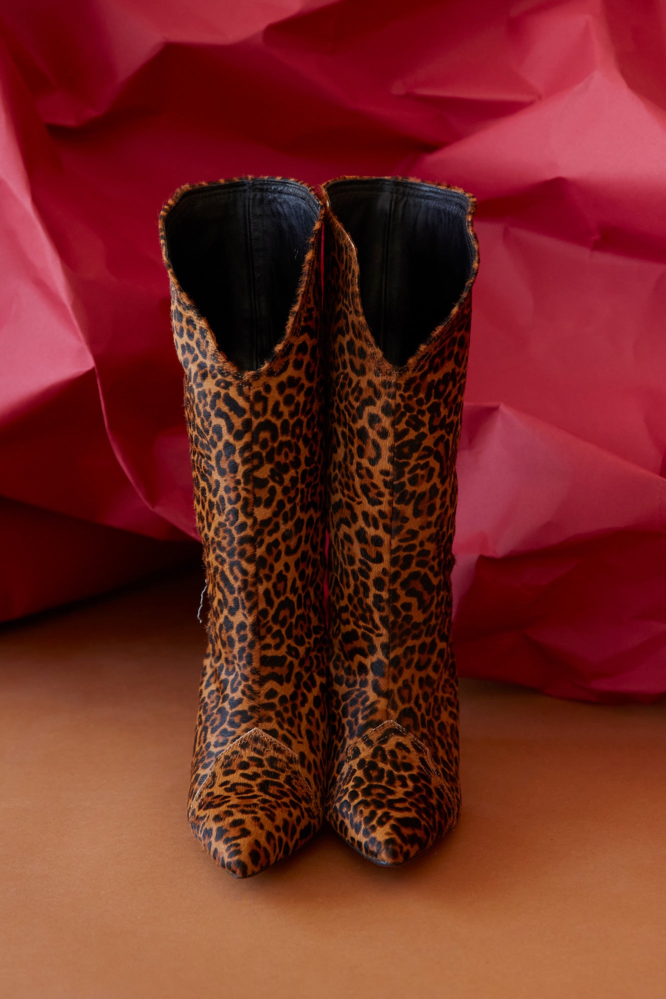 BOTAS LEOPARDO MARRON