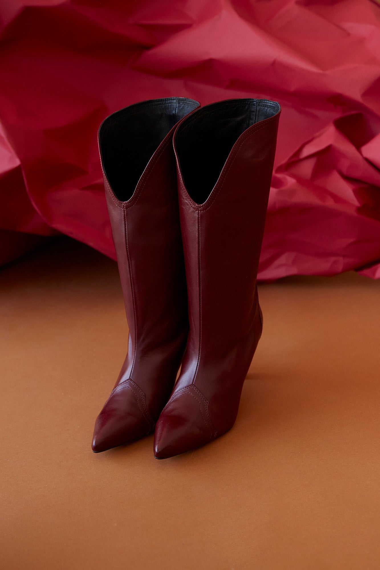 BOTAS LISA BURDEOS