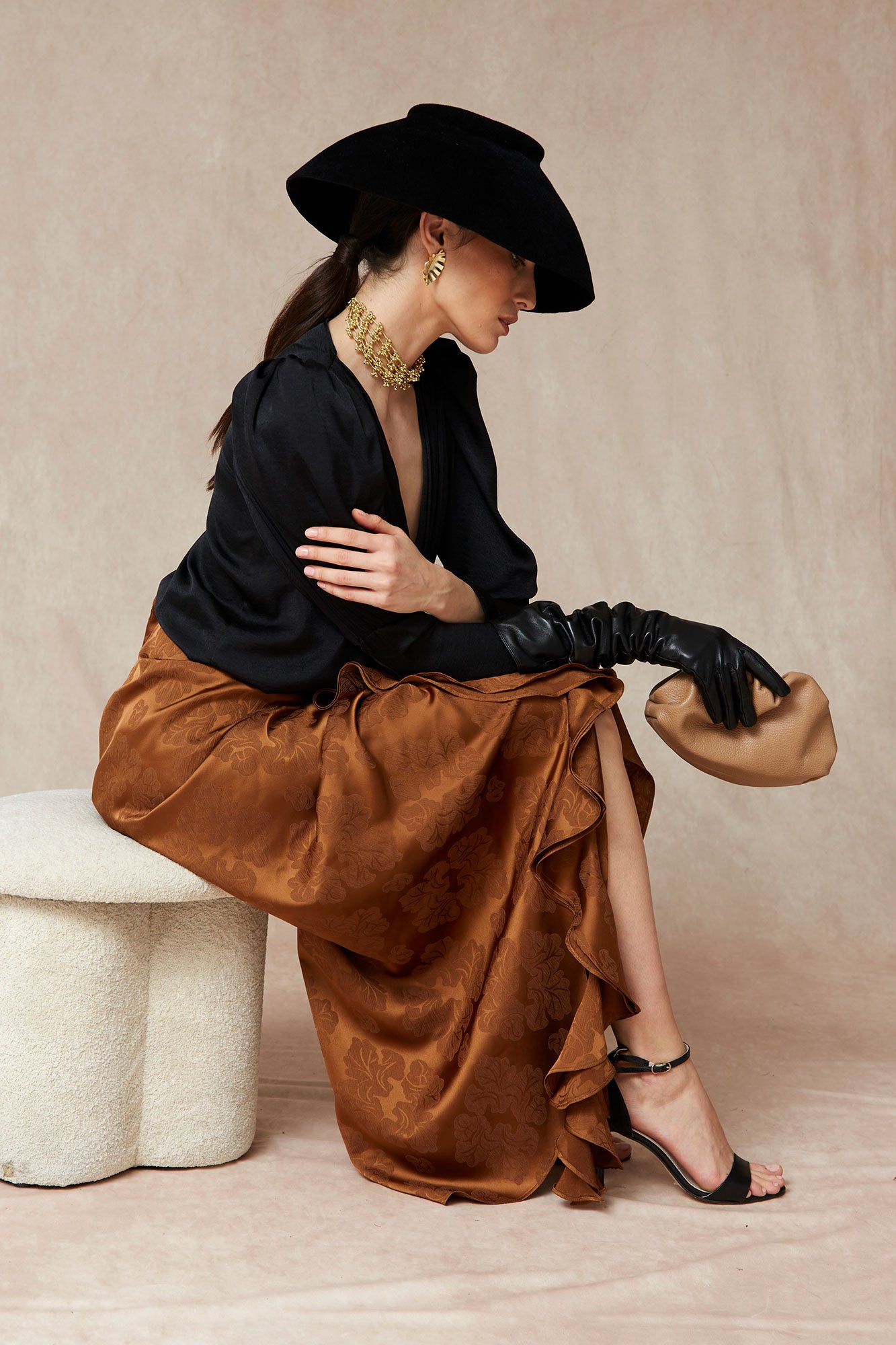 GRACIELA BLACK BLOUSE