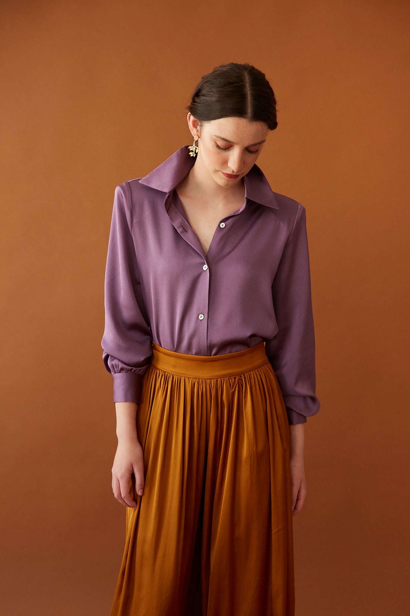 PURPLE FANNY SHIRT