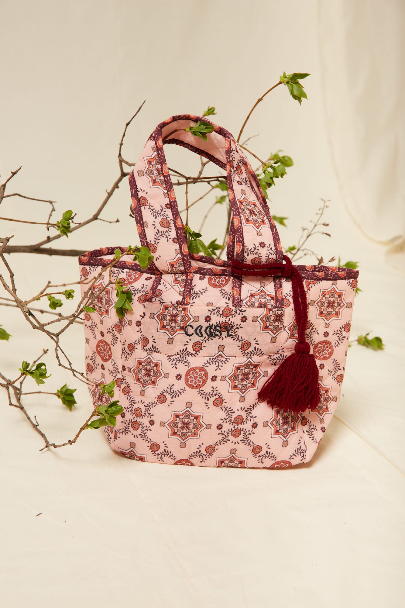BOLSO MOSAICO ROSA