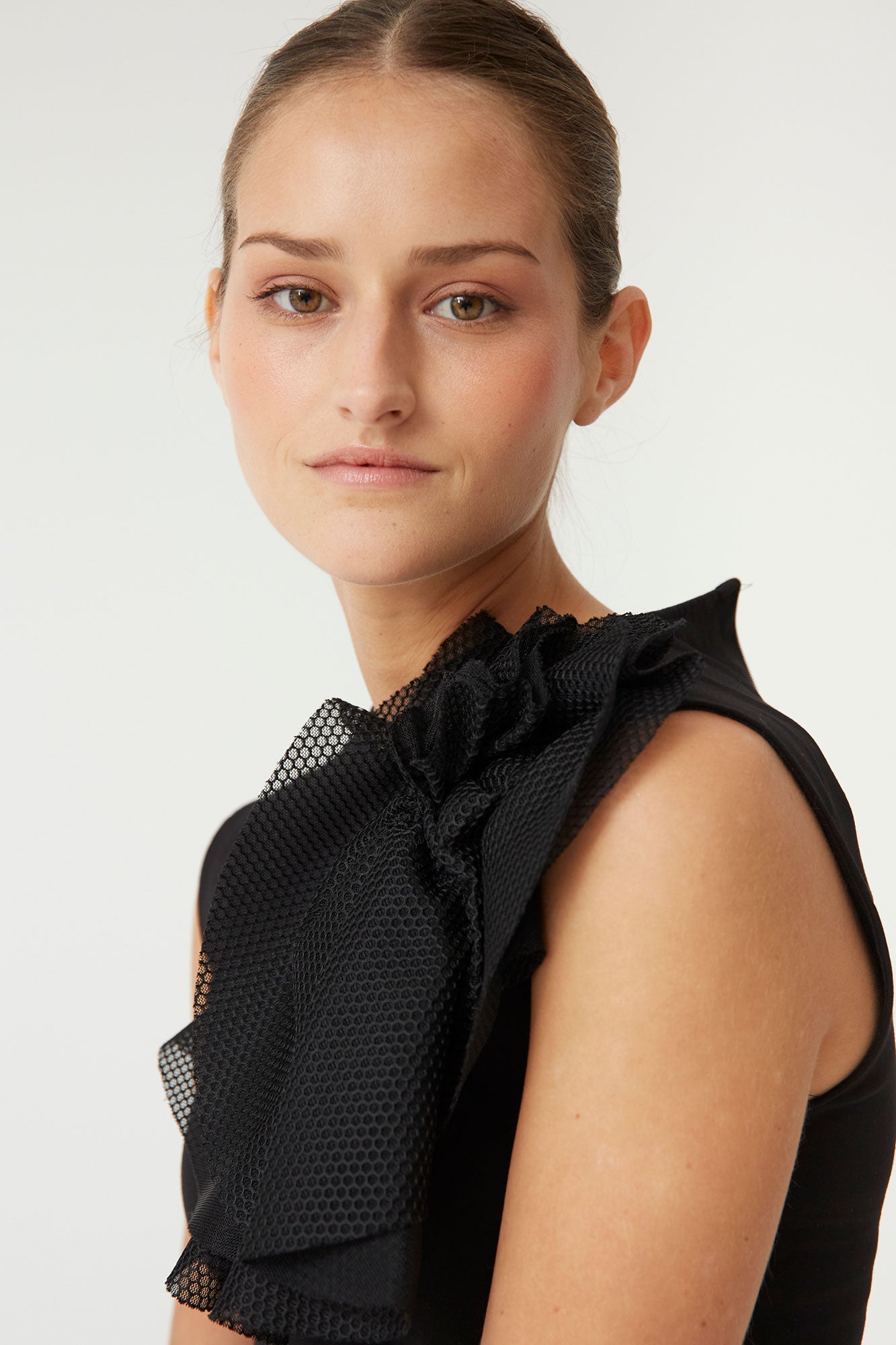 BODY FLOR CALADO  NEGRO