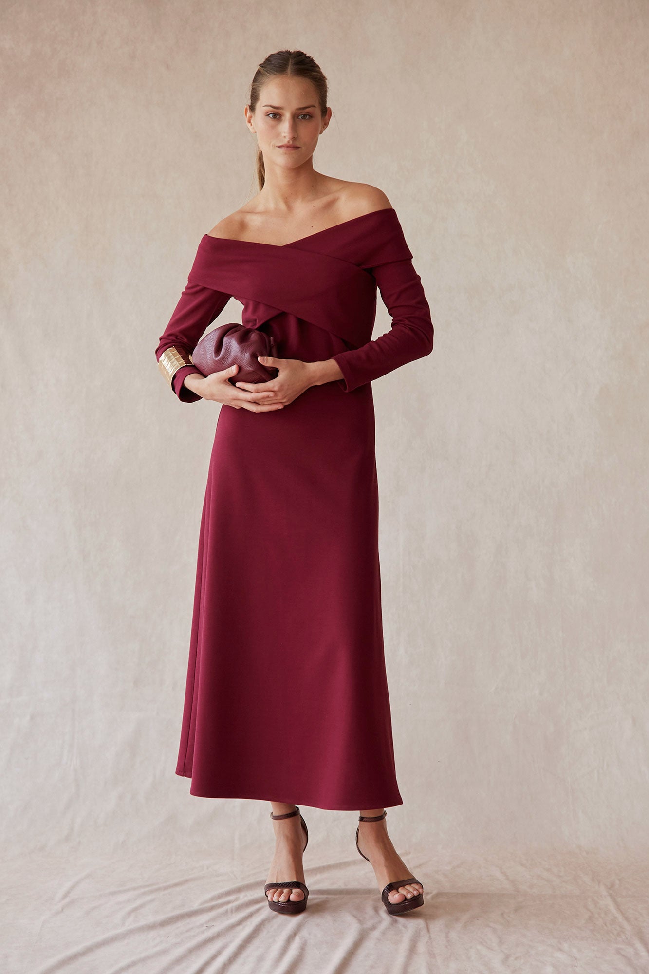 VESTIDO LORIA BURDEOS