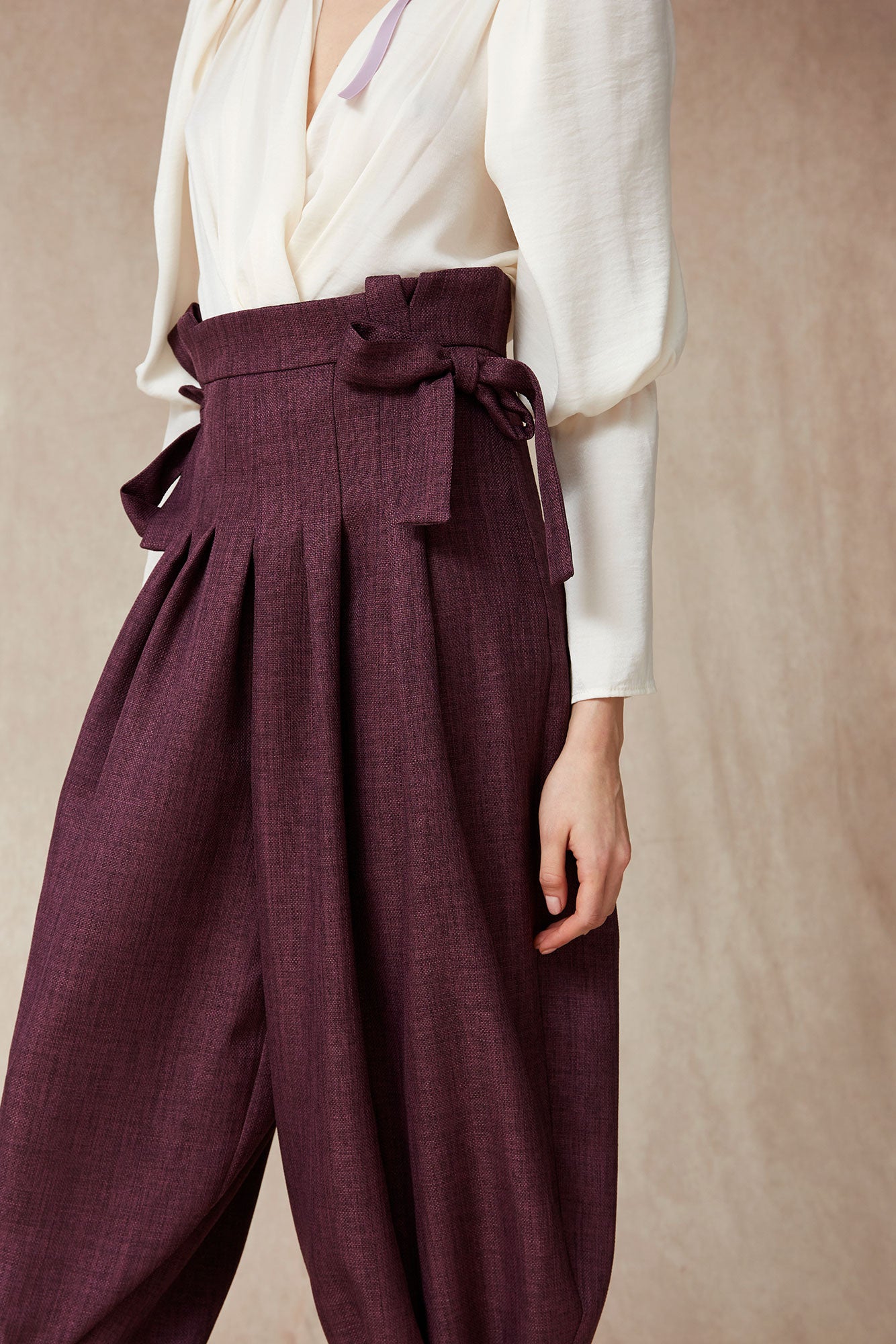 PANTALON BRUNO MORADO