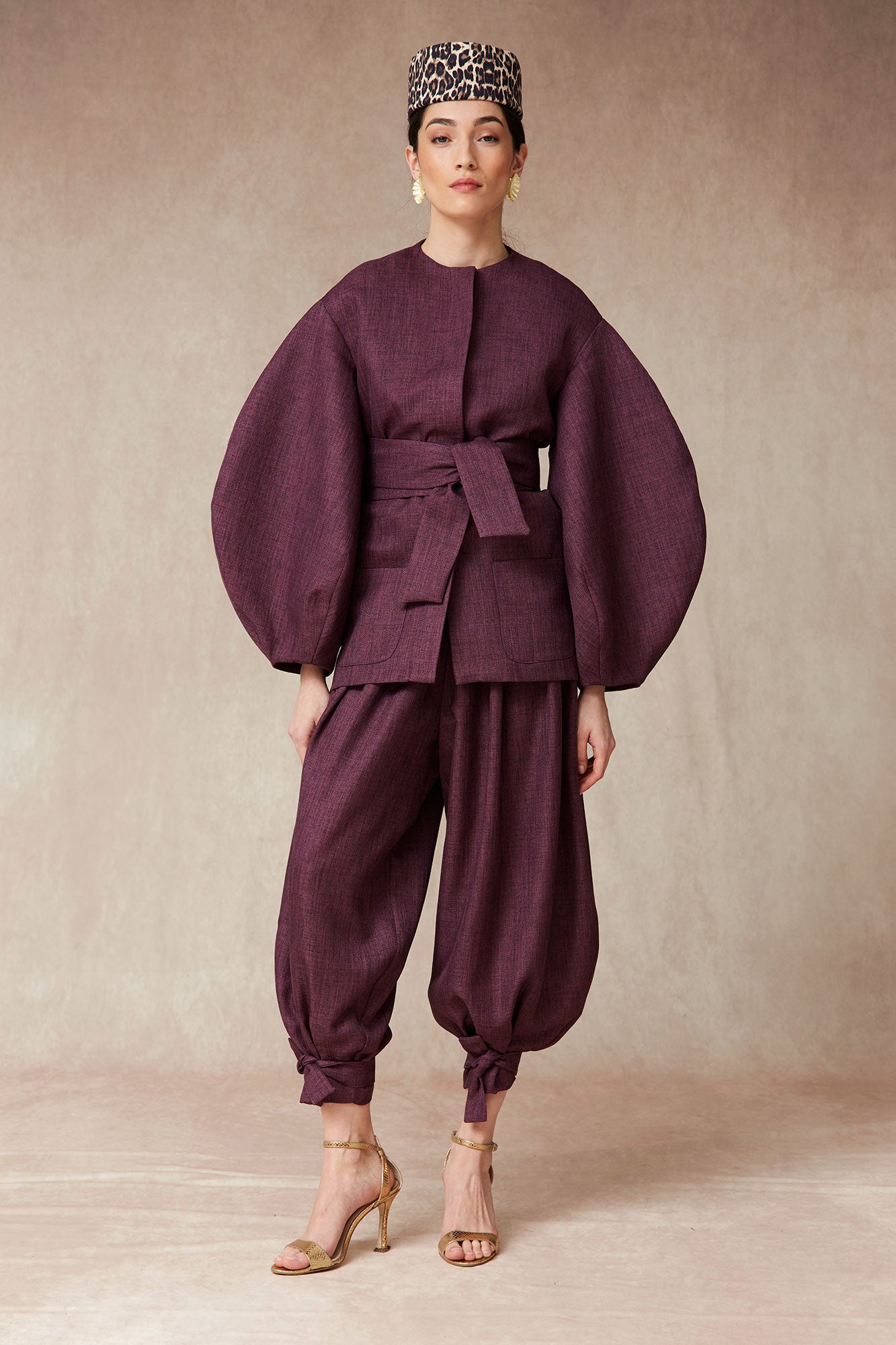 PANTALON BRUNO MORADO